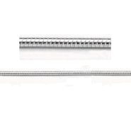 Silverkedja Ormkedja 42 cm med lås