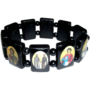 Träarmband med Ikoner
